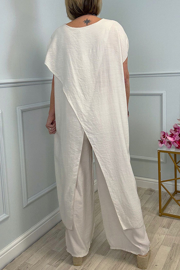 Casual Two Piece Pant Set