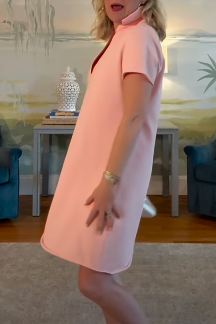 Casual Solid Color Dress