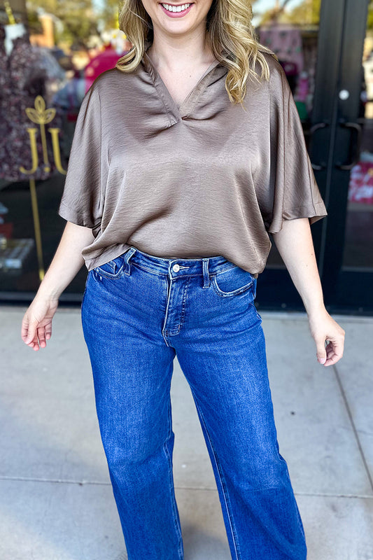 Oversized Drop-Shoulder Leisure Top