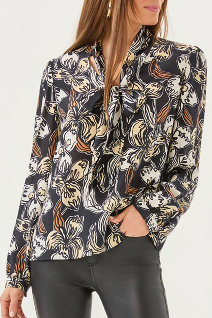 Casual Bold Printed Blouse