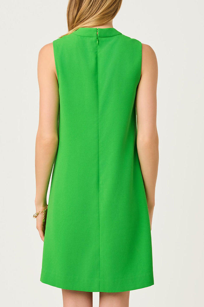 Sleeveless Bow Detail Shift Dress