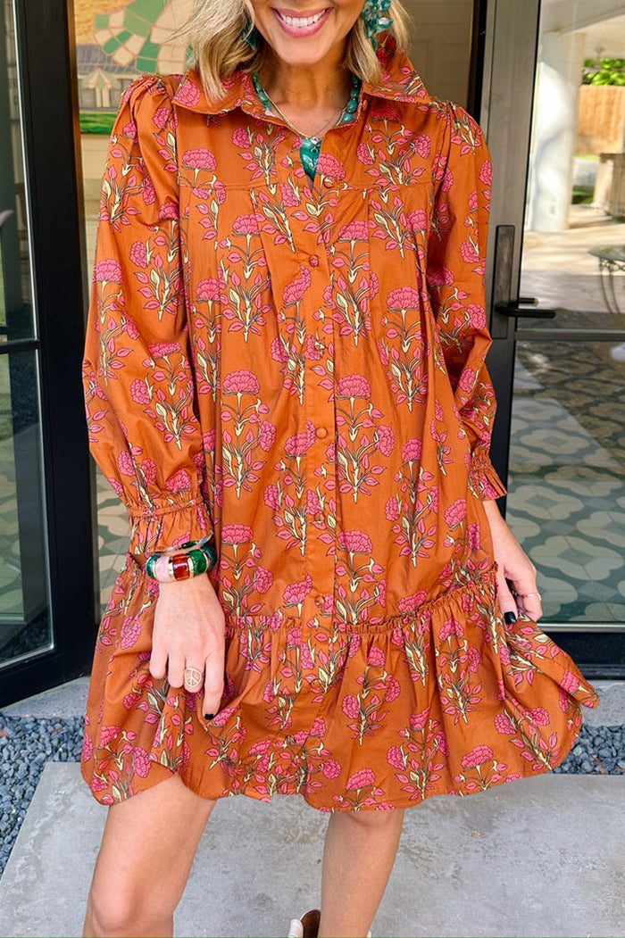 Best Bloom Possible Button Up Dress