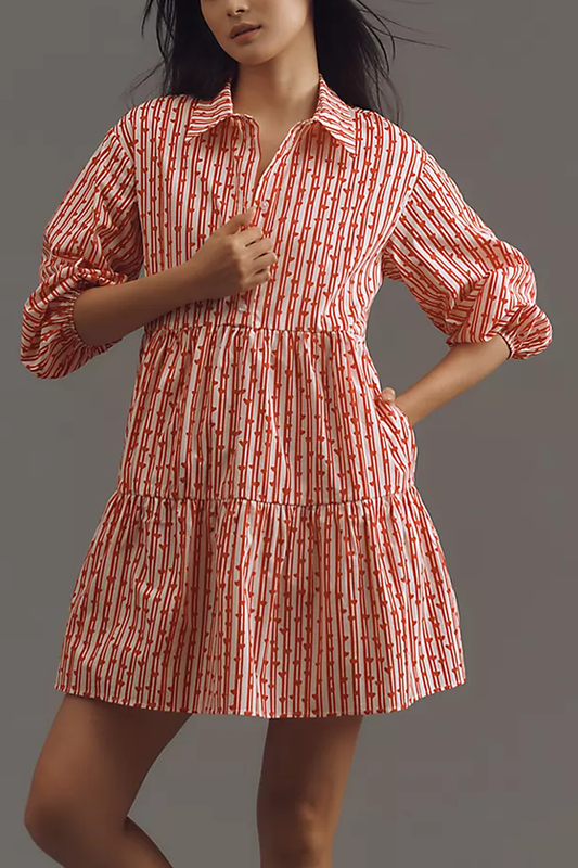 The Striped Shirt Dress