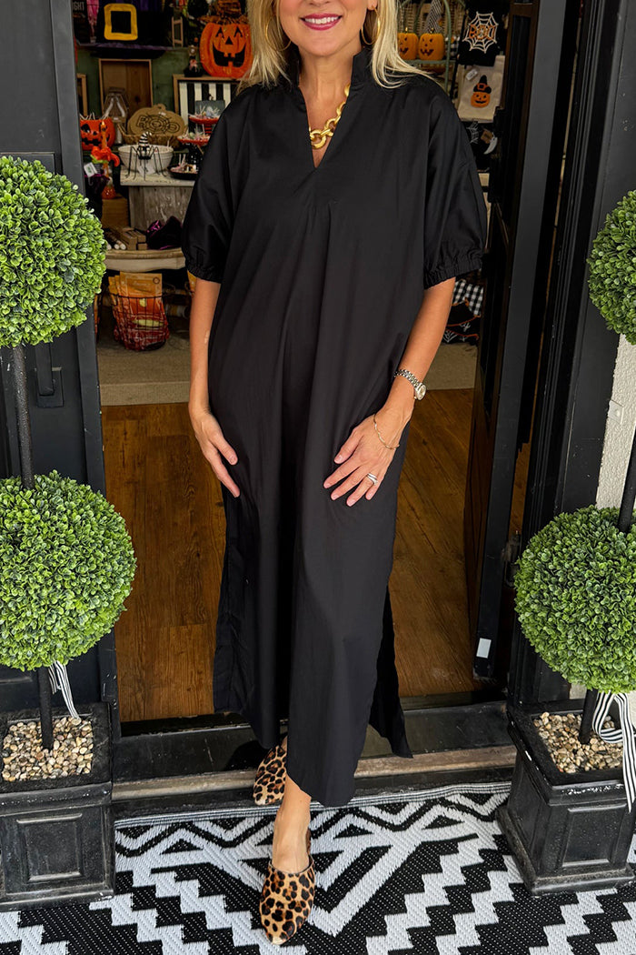 Casual Solid Color Dress