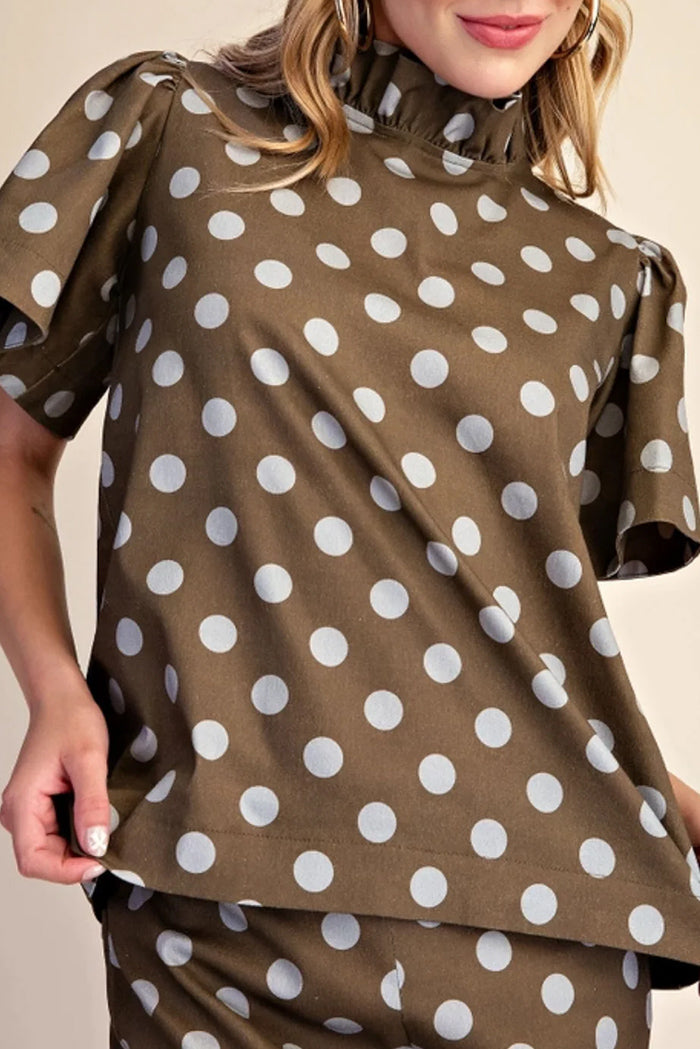 Polka Dot Two Piece Set