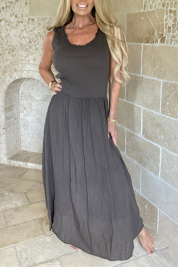 Casual Sleeveless Maxi Dress