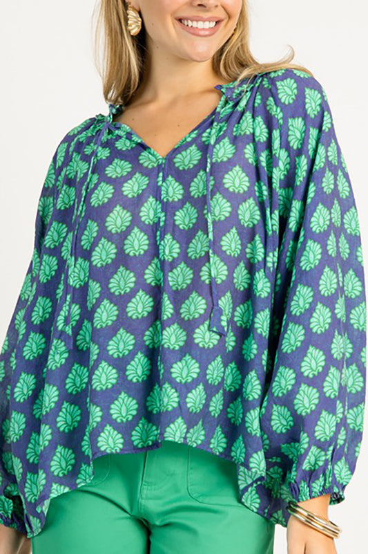 Casual Elastic Long Sleeved Top