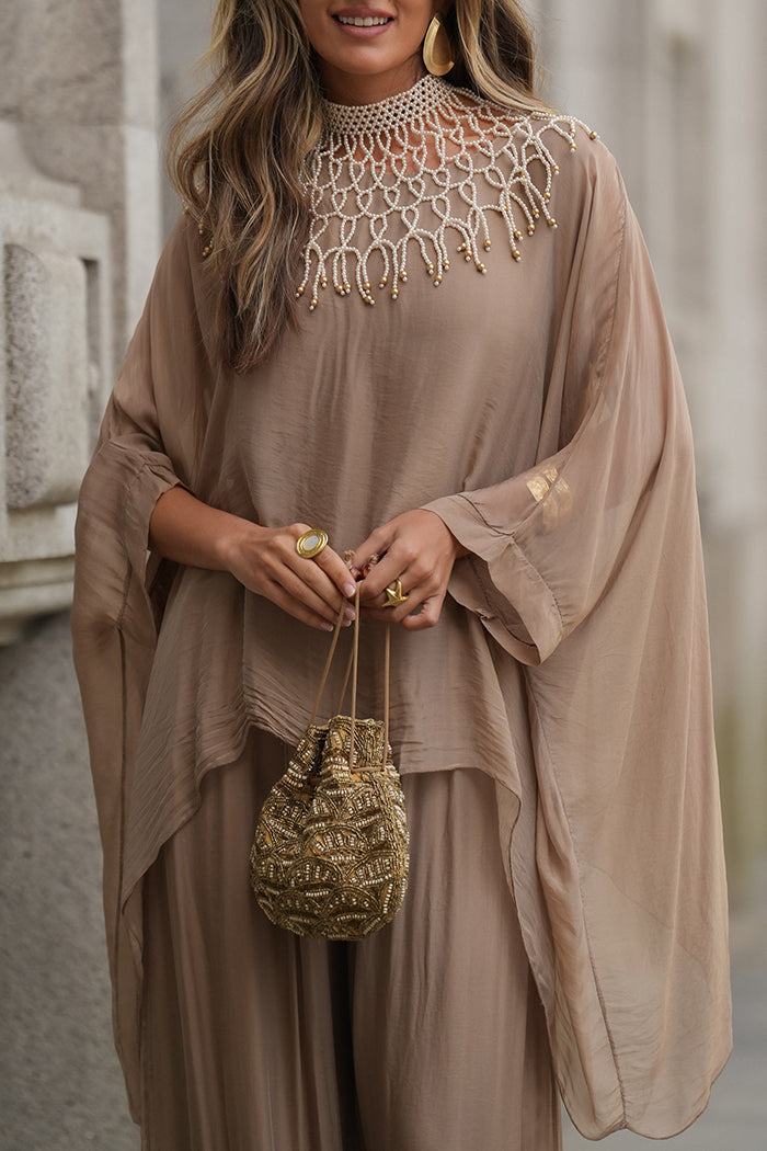 Batwing Sleeve Top & Pants Set