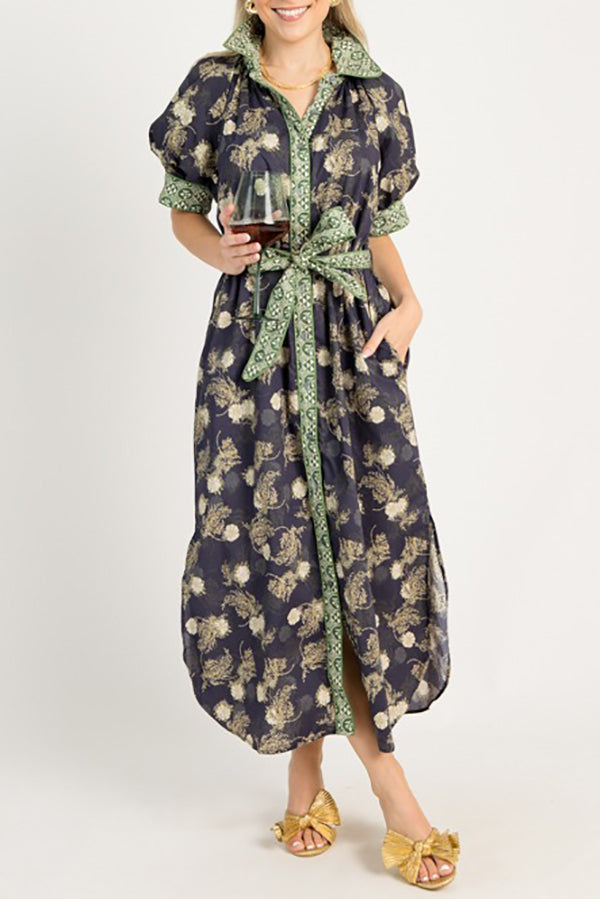 Bohemian Belt Pocket Dress