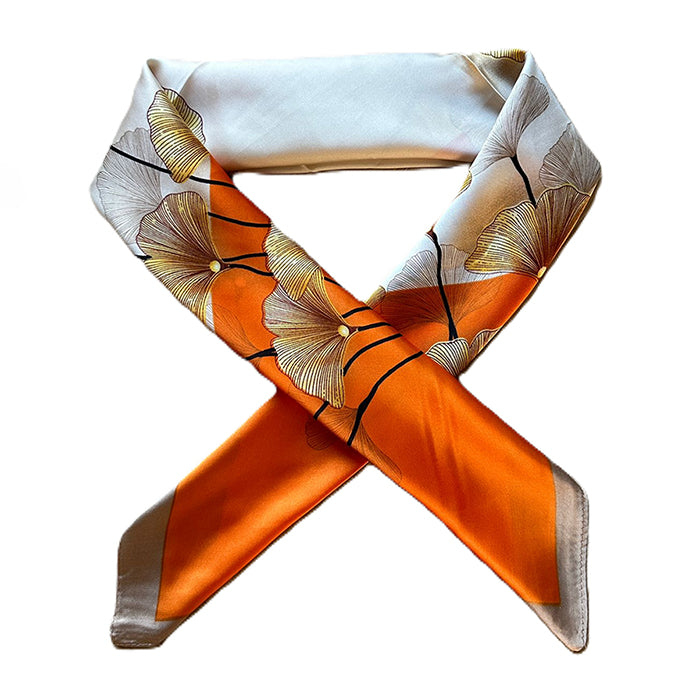 Orange Print Scarf Collection