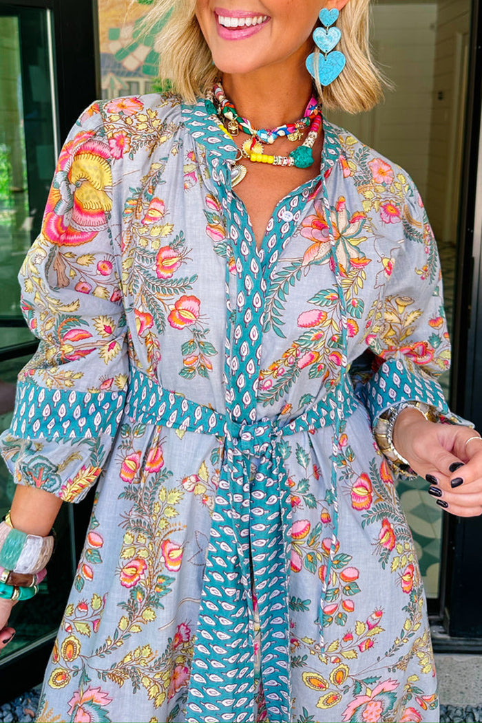 Casual Floral Pattern Dress