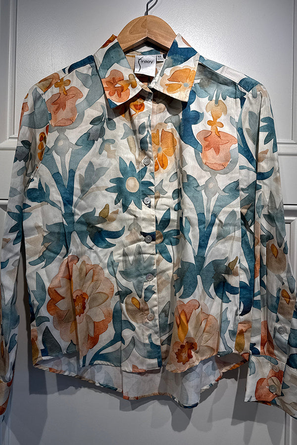 Casual Button Floral Shirt