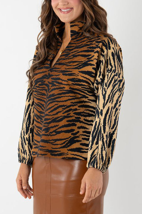 Casual Animal Pattern Top