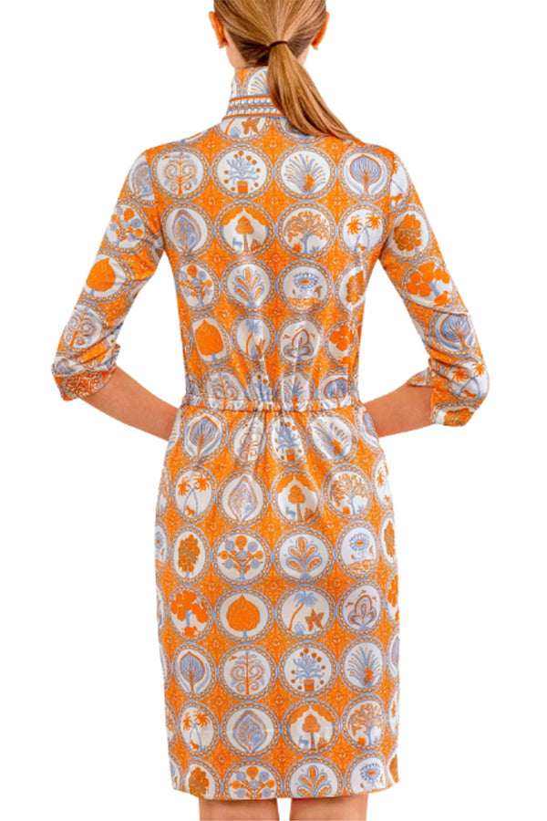 Casual Buttons Twist Dress