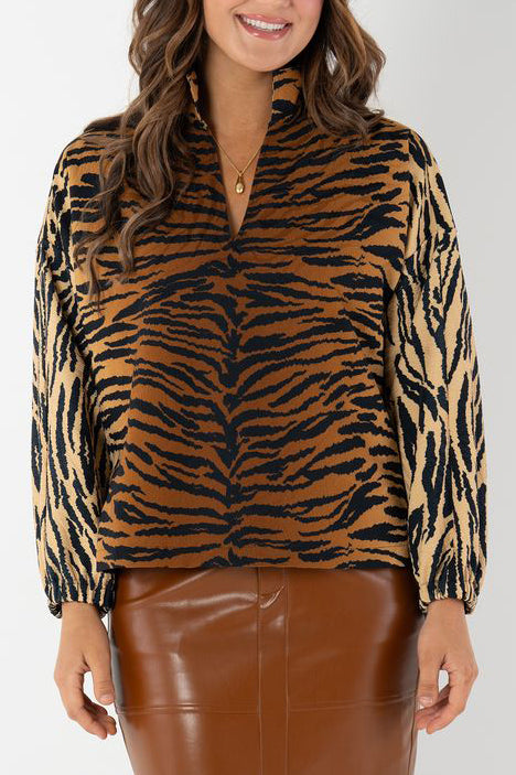 Casual Animal Pattern Top