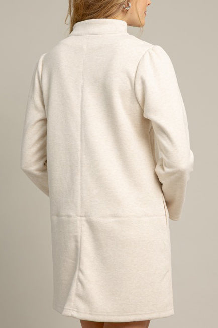 Casual Fork herringbone dress