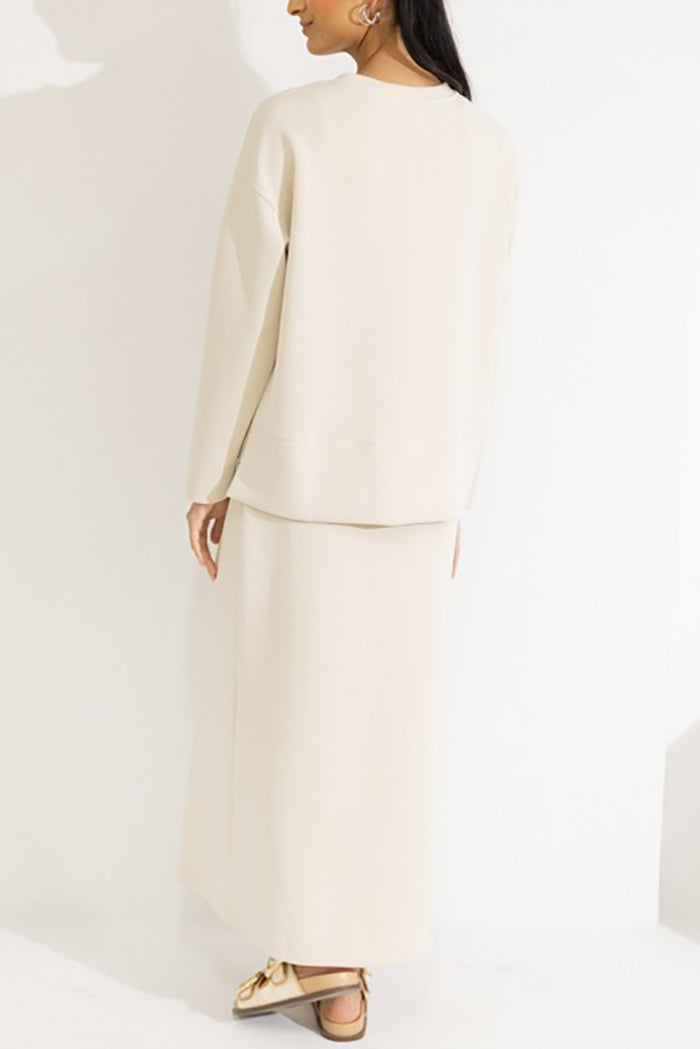 Casual Solid Color Set