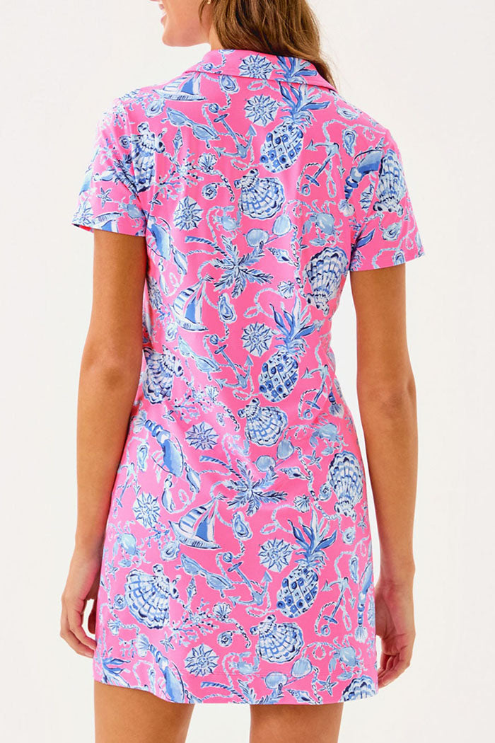 Short Sleeves Popover Shirt Dress