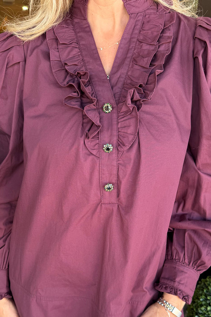 Casual Ruffles Detail Dress