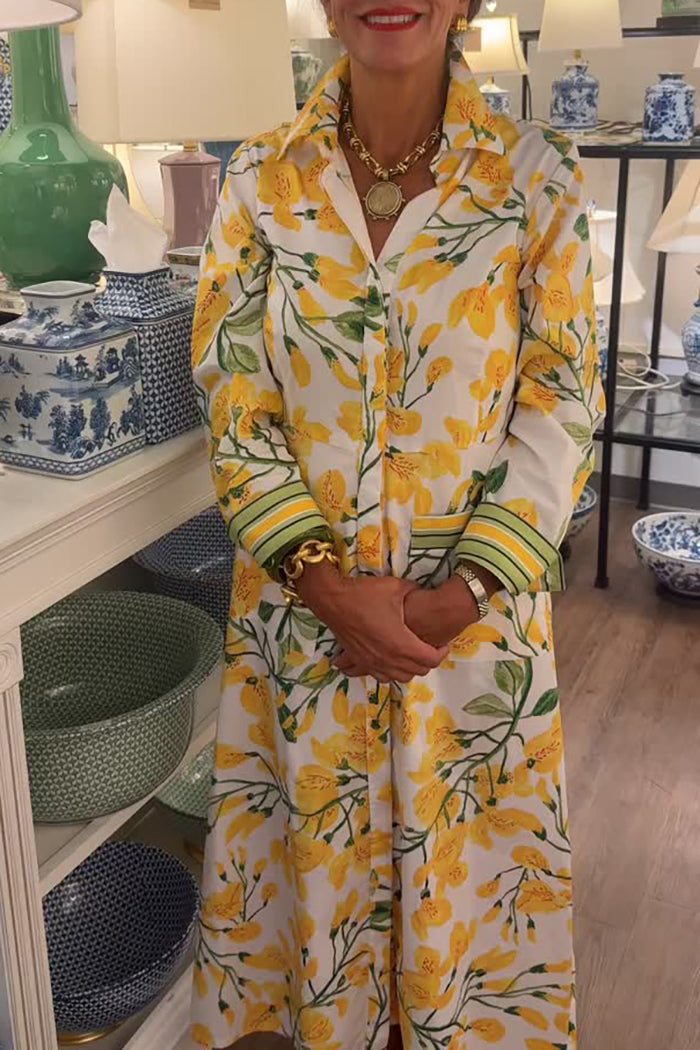 Casual Floral Pattern Dress