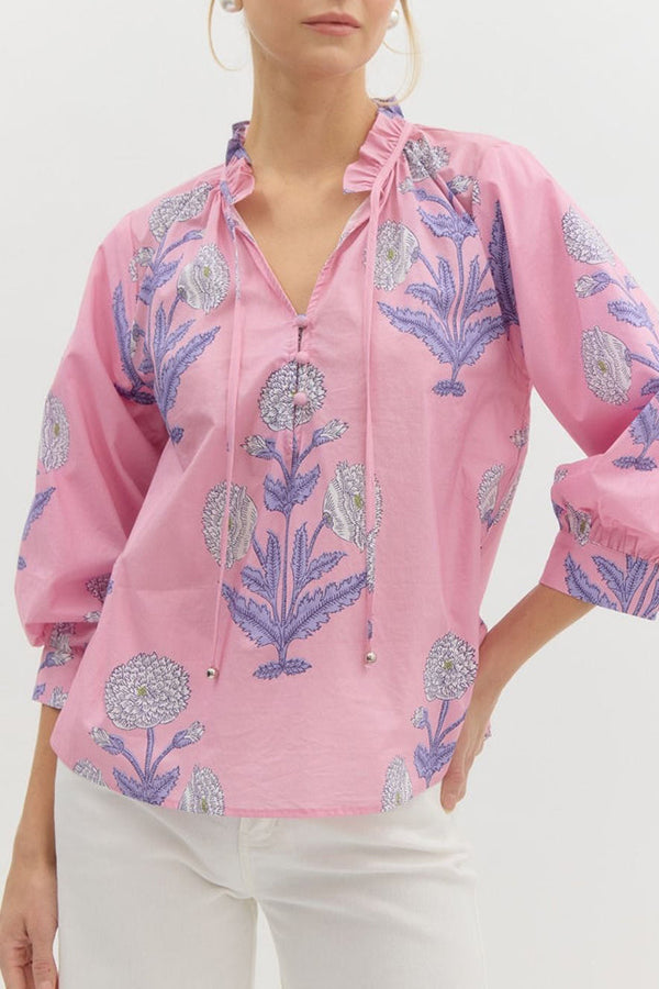 Botanical Brunch Floral Top