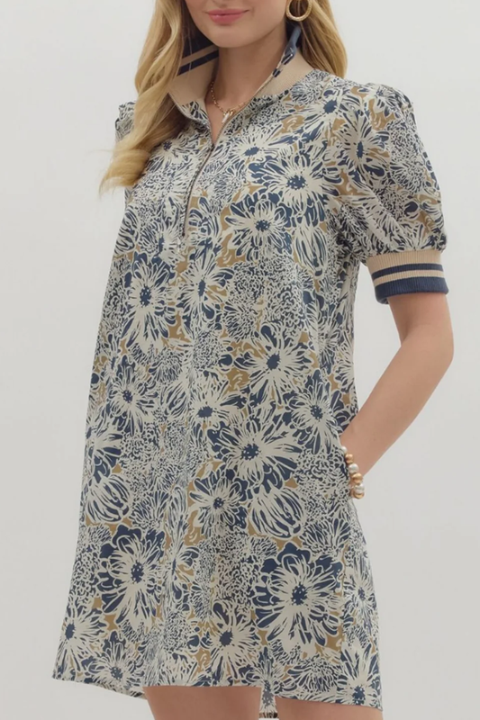 Casual Bold Print Dress