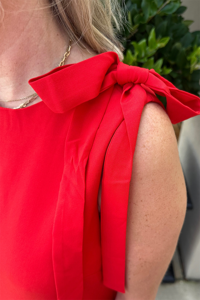Flowered Hem Cocktail Dress