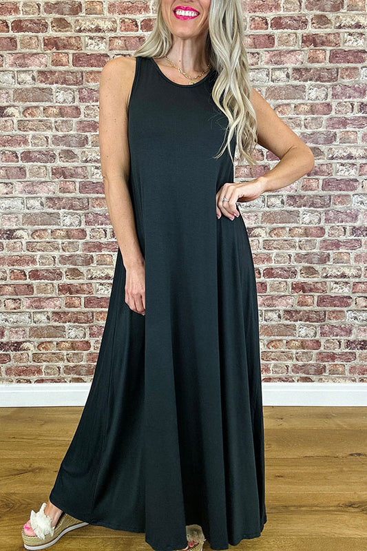 Casual Sleeveless Maxi Dress