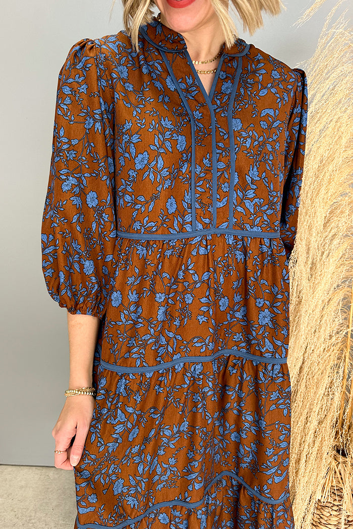 Casual Floral Pattern Dress