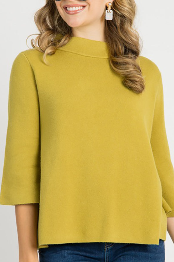 Casual Solid Colors Sweater