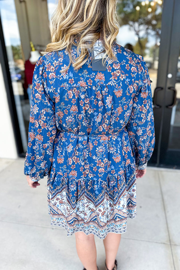 Casual Floral Pattern Dress