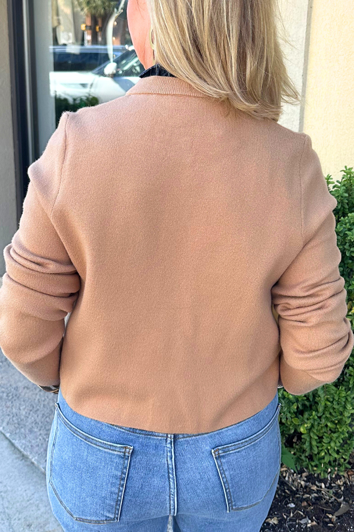 Casual Denim Ruffle Cardigan