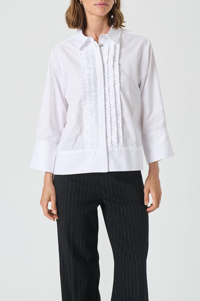 Casual Bright White Shirt