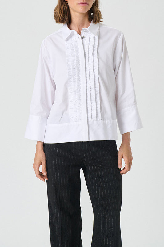 Casual Bright White Shirt
