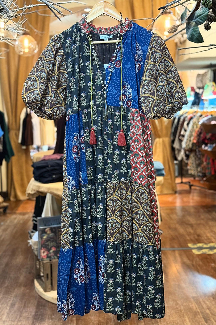 Casual Puff SLeeve Floral Dress