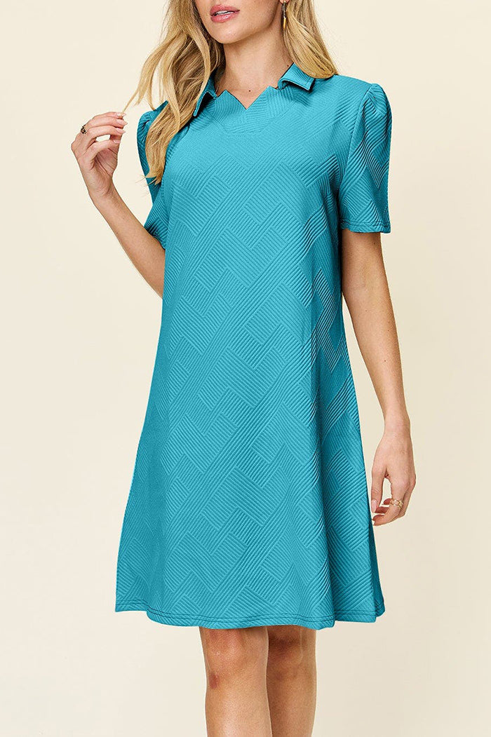 Double Take Short Sleeve Dress