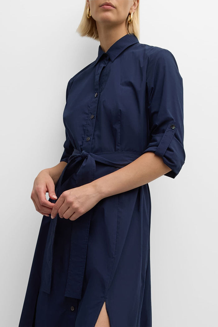 Laine Weathercloth Belt Dress