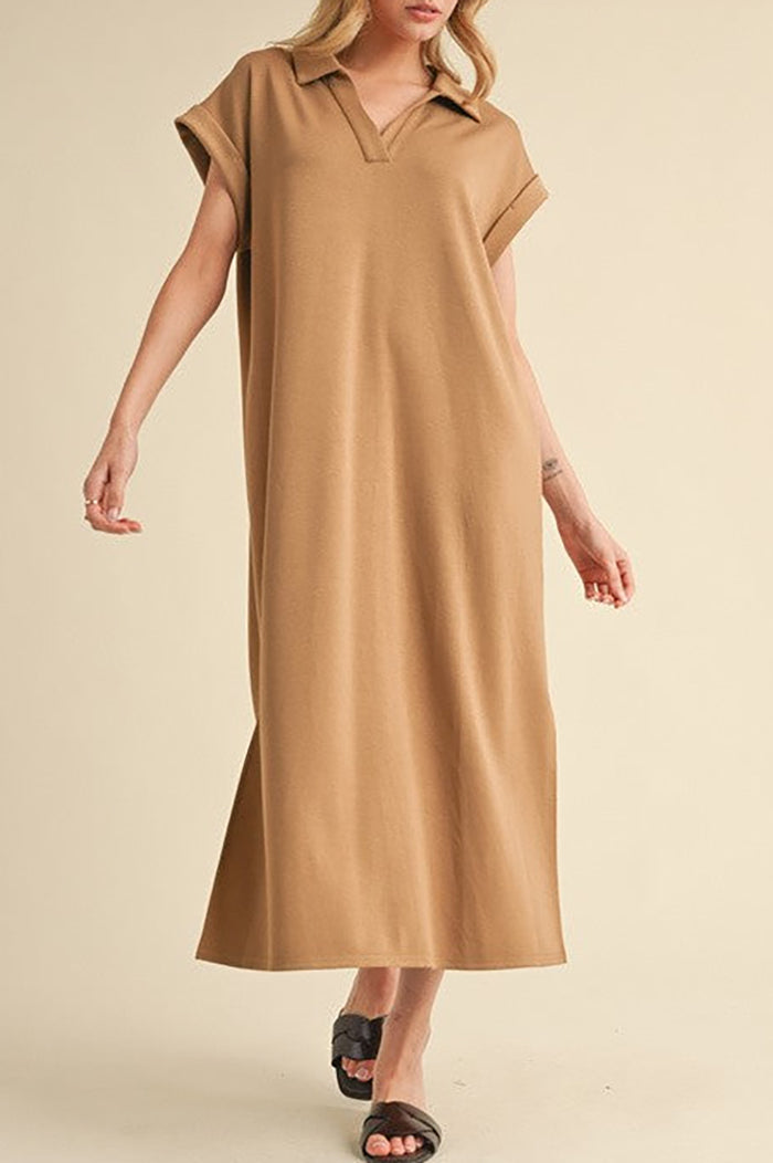 Short Sleeve Pocket Dress