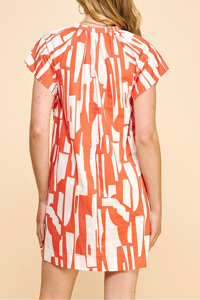 Block Stripe Pocket Dress