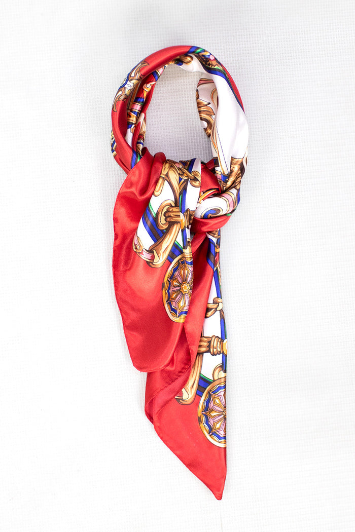 Classic Ornate Pattern Head Scarf