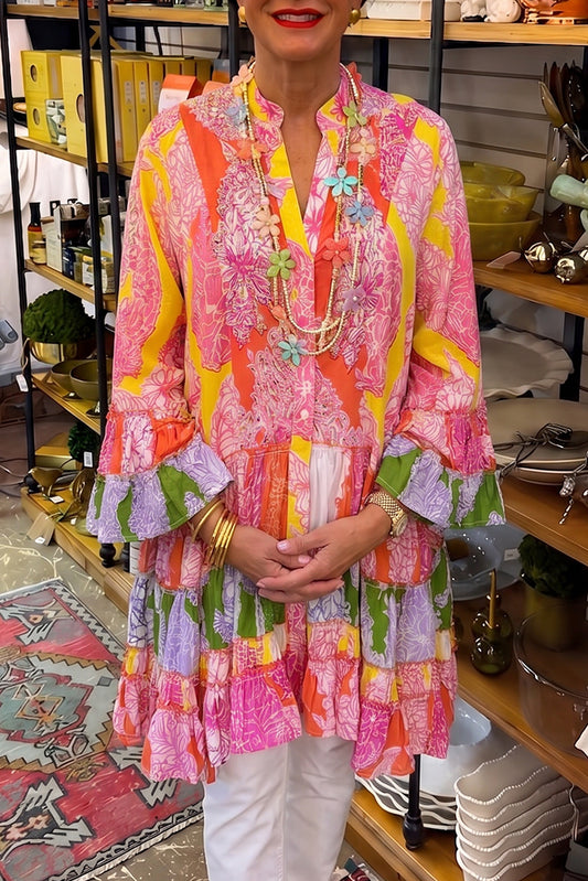 Pink Multi Eye Candy Tunic