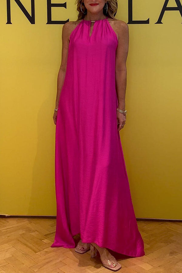 Apple Long Sleeveless Dress