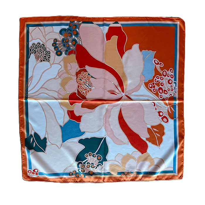 Orange Print Scarf Collection