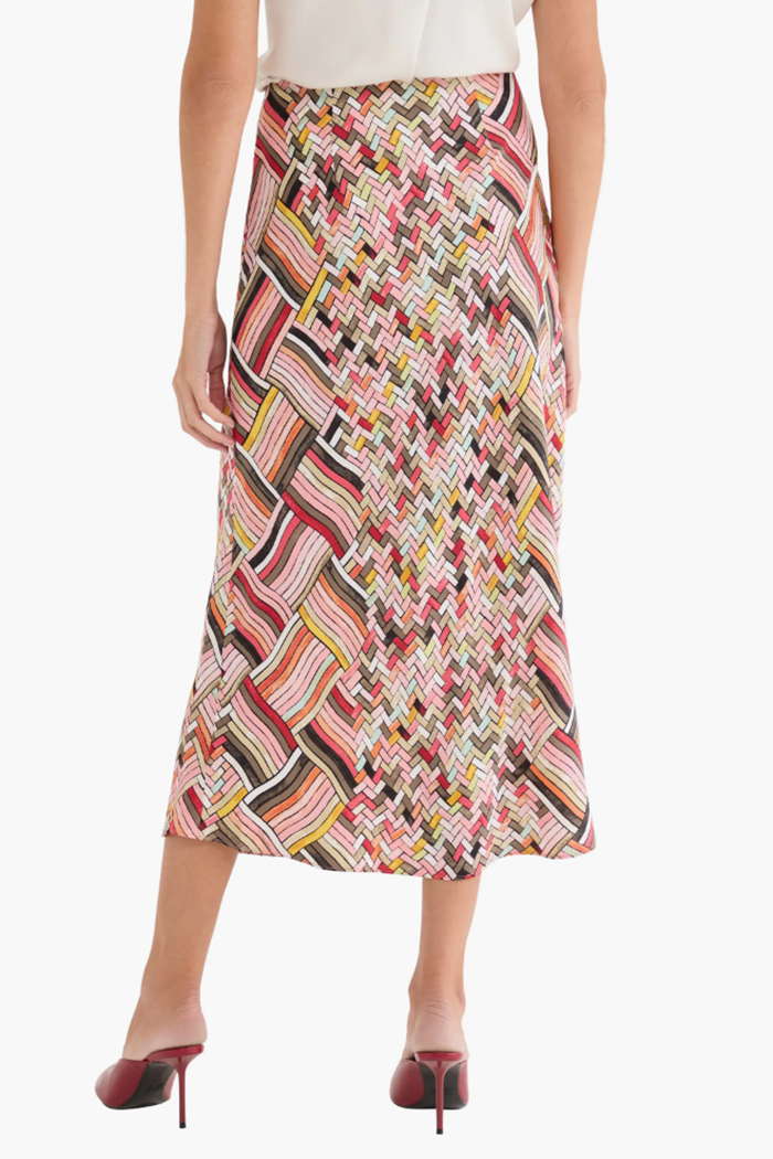 Casual Colorweave Slip Skirt