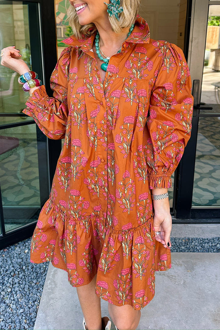 Best Bloom Possible Button Up Dress