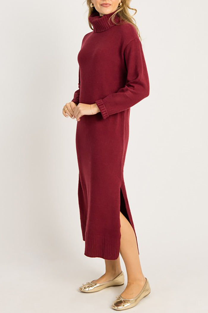 Casual Sweater Maxi Dress