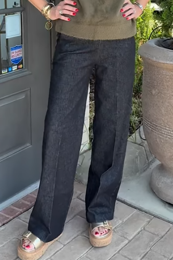 Casual Straight Leg Jeans