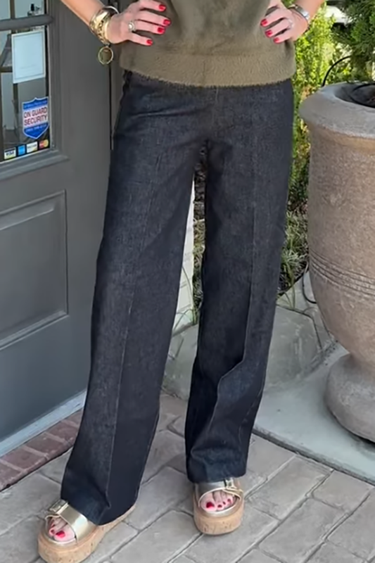 Casual Straight Leg Jeans