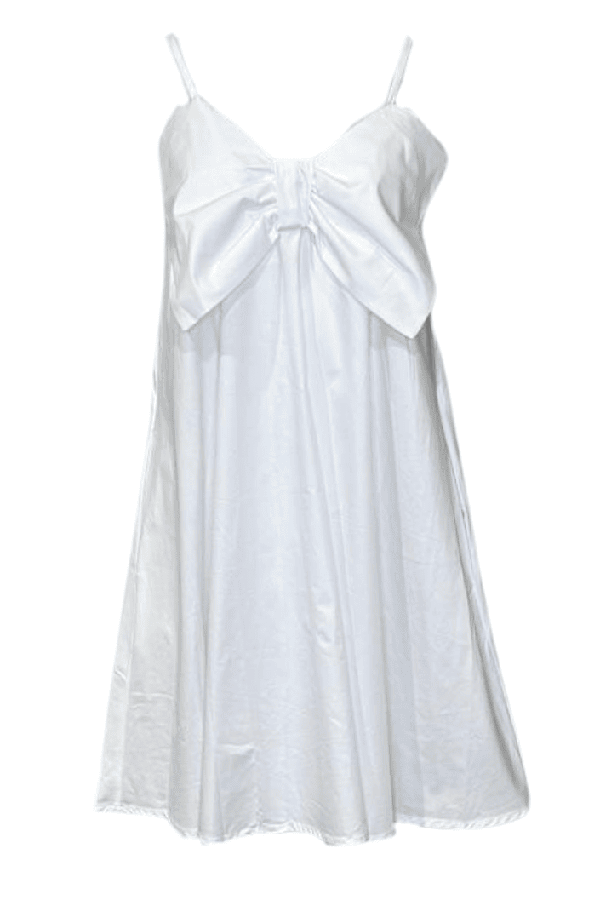 Casual Bow Halter Dress