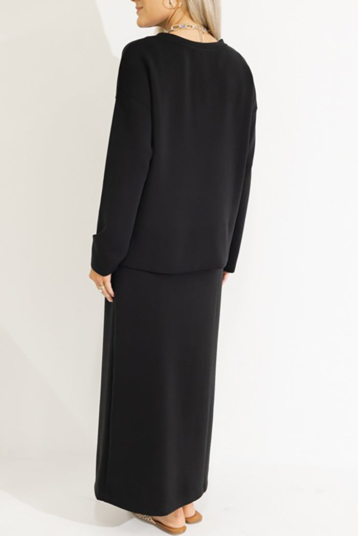 Casual Solid Color Set